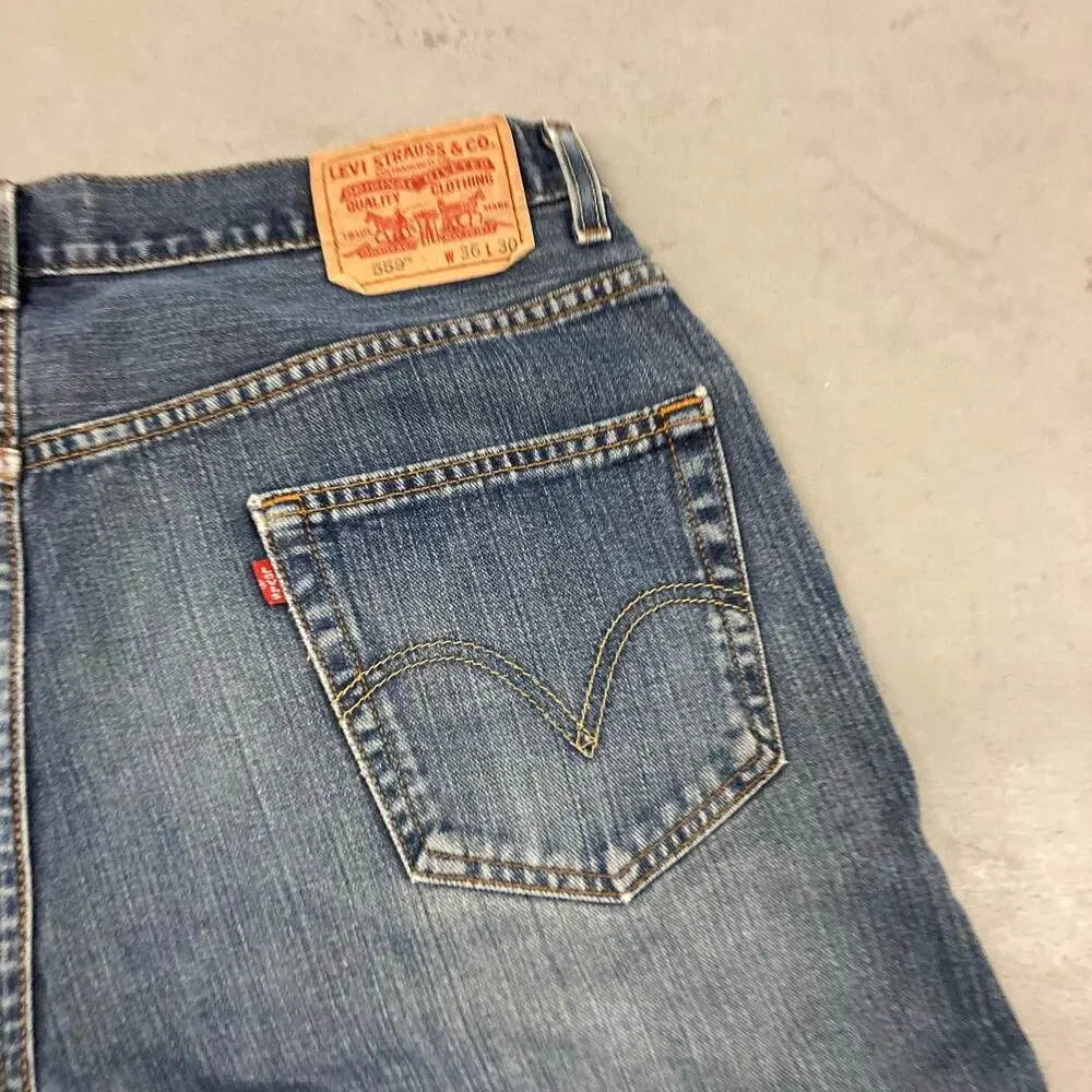Baggy Y2K faded Levis 559 Jeans 36x30